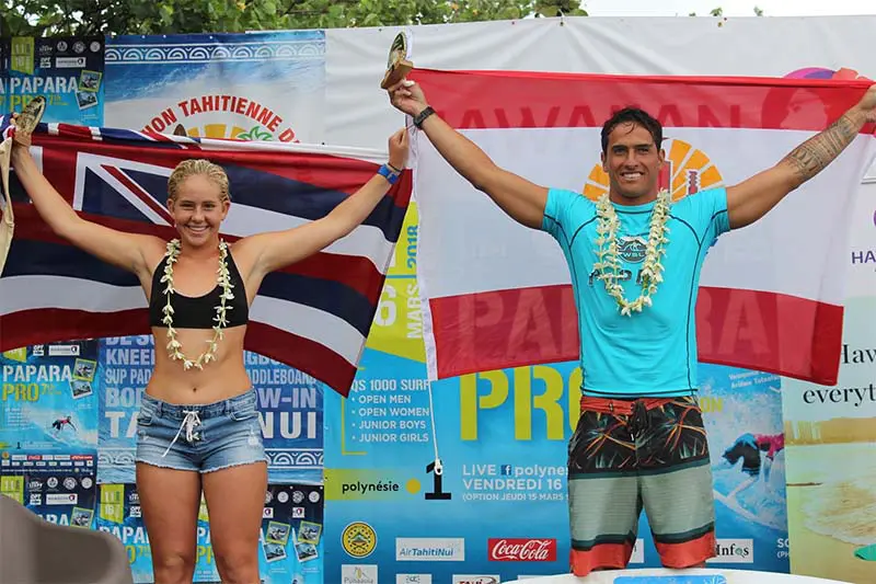 WSL: Puhetini and Bryan win Papara Pro Open titles