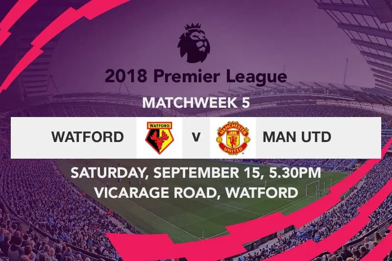 Watford vs. Manchester United goal-scoring tips – 2018/19 EPL betting