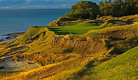17th hole at Whistling Straits Best golf odds for Ryder Cup 202