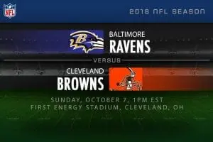 Ravens v Browns NFL