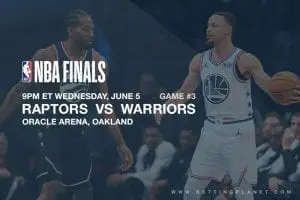 Toronto @ Golden State NBA Finals betting
