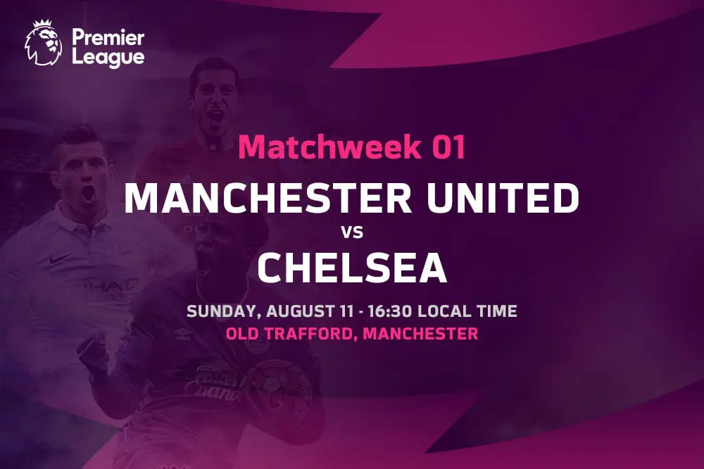 EPL Matchweek 1 betting preview – Manchester United vs Chelsea