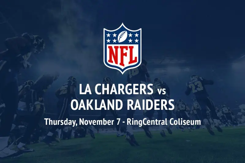 LA Chargers vs Oakland Raiders betting tips and predictions Los Angeles Chargers @ Oakland Raiders NFL odds, free picks and best bets