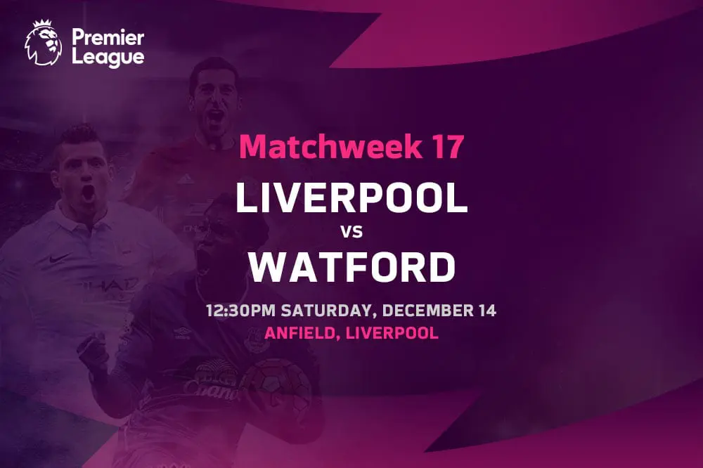 Liverpool vs Watford odds, betting tips and predictions Liverpool vs Watford EPL preview, free picks and best bets