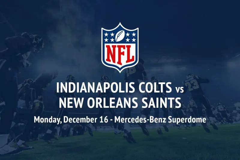 Indianapolis Colts vs New Orleans Saints betting odds and picks