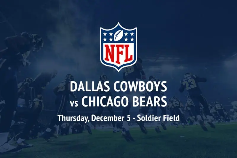 Dallas Cowboys vs Chicago Bears betting odds and predictions