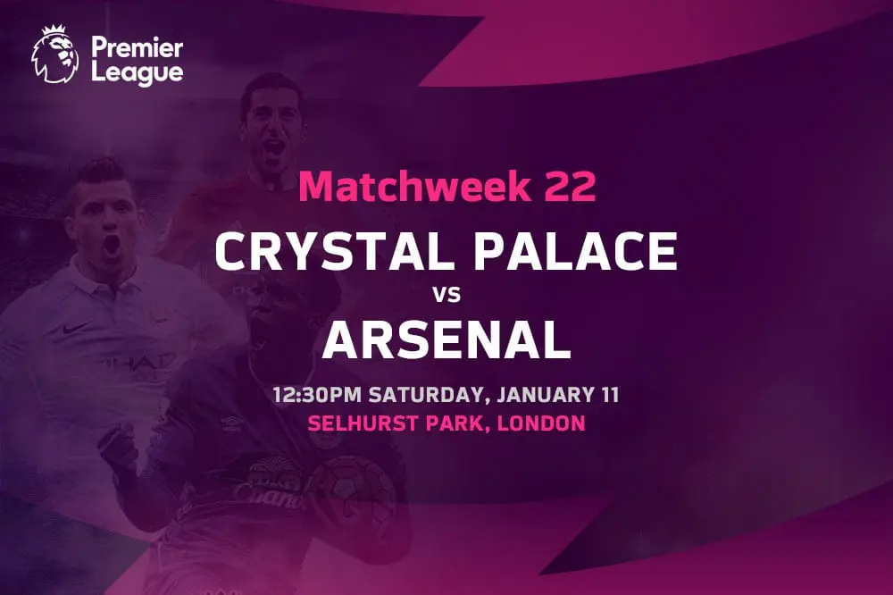 Crystal Palace vs Arsenal EPL betting odds, tips & predictions