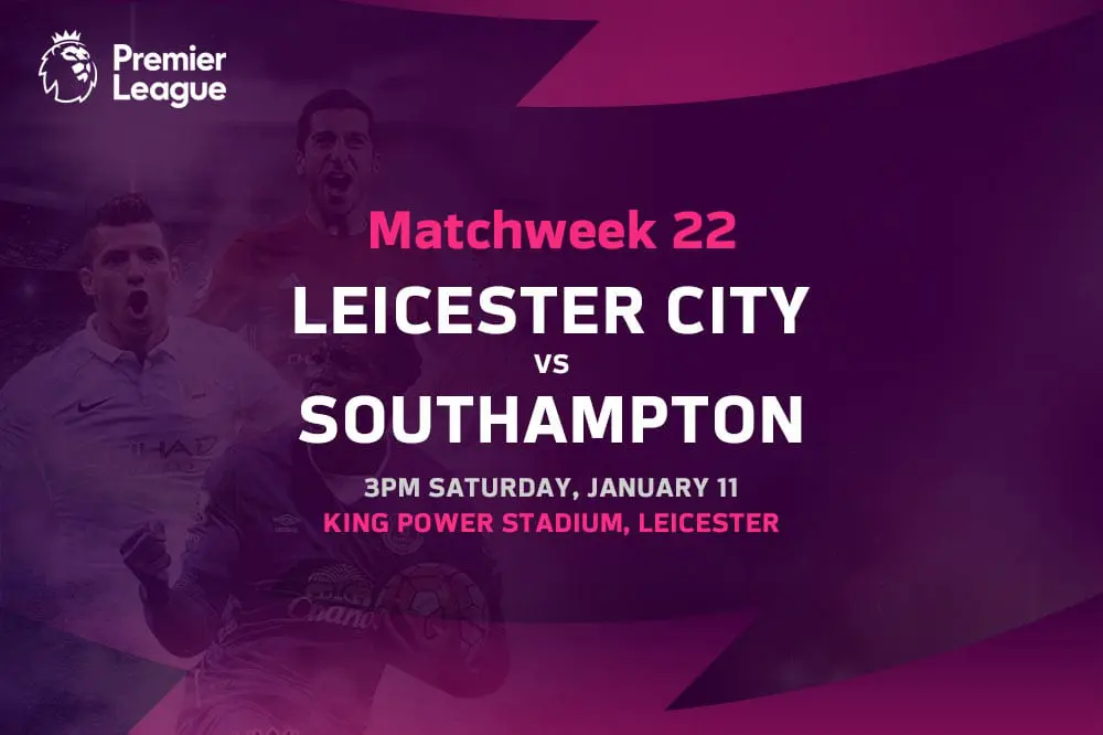 Leicester City vs Southampton EPL betting tips & odds