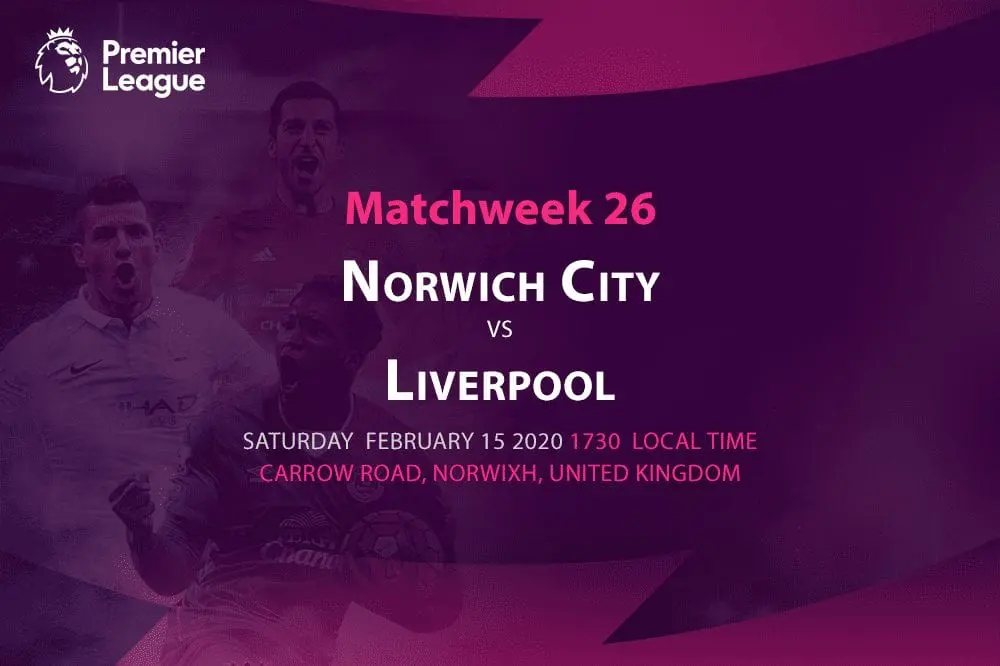 Norwich City vs Liverpool EPL betting tips