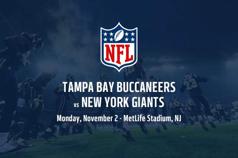 Buccaneers vs Giants NFL Week 8 betting predictions