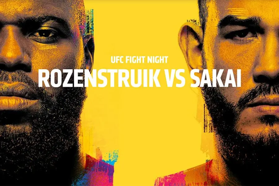 Rozenstruik vs Sakai betting picks – UFC Vegas 28 main event