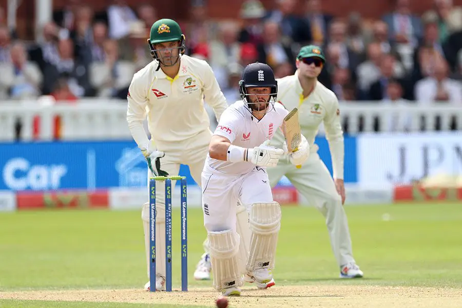 Day 2: England’s strong opening stand fades as Australia resurges in Ashes test