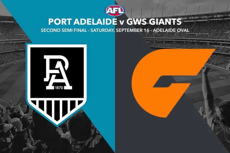 AFL Finals: Port Adelaide v GWS Giants betting picks & top odds