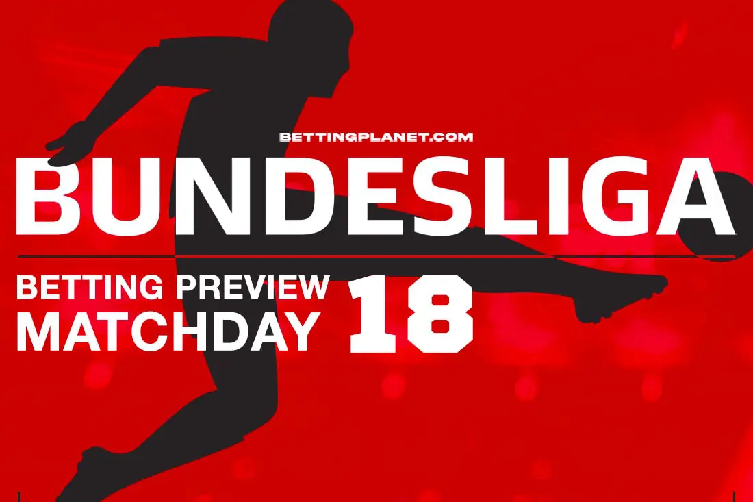 Bundesliga Matchday 18 free betting picks, top odds & predictions