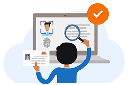 Account verification after registering at betting sites