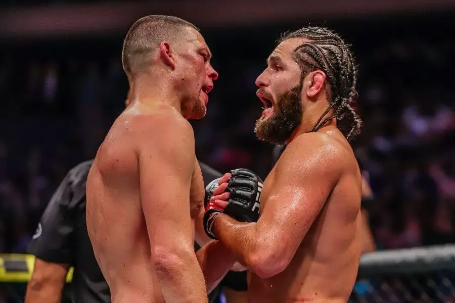 Diaz v Masvidal drama as mass brawl erupts at press conference