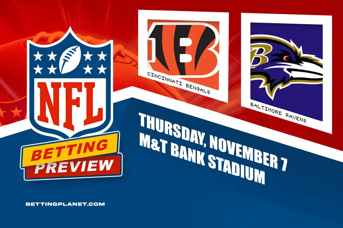 Bengals @ Ravens NFL Week 10 betting picks | Thursday, November 7