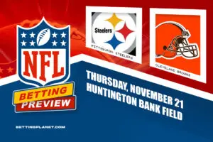 Steelers @ Browns NFL Week 12 betting preview