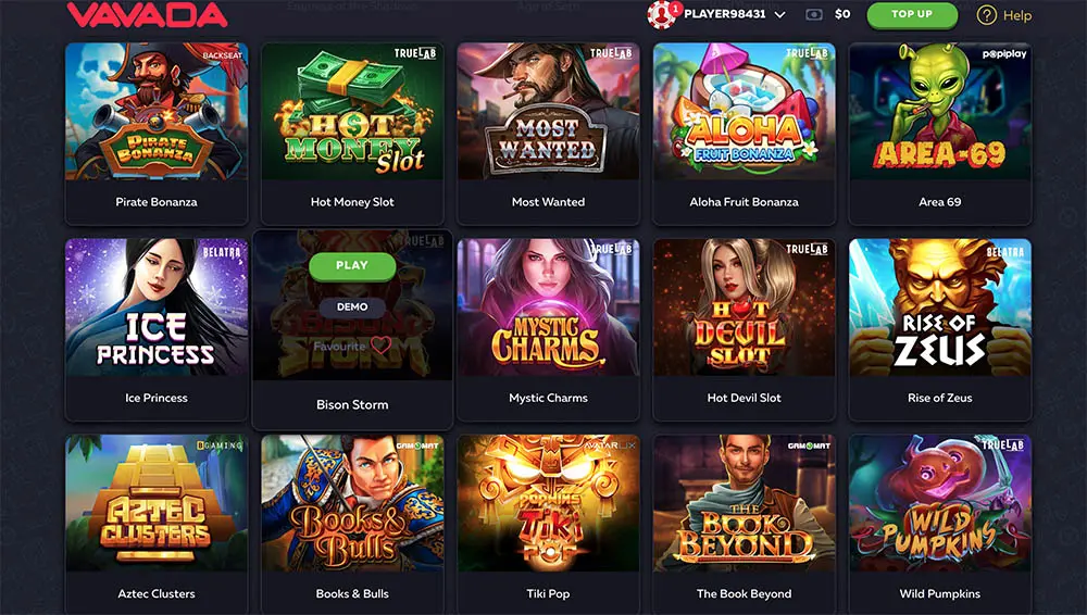Vavada casino review