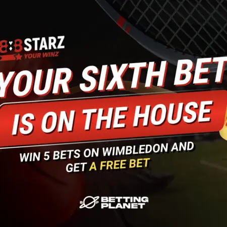 Wimbledon Free Bet promo at 888starz 🎾