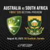 Australia v South Africa T20 betting tips & odds | August 10