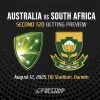 Australia v South Africa betting picks & best odds | Second T20