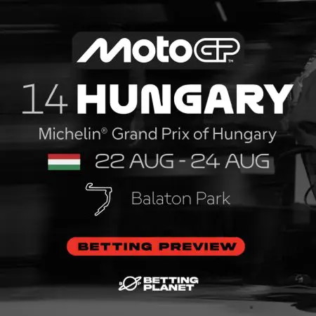 Hungarian MotoGP Balaton Park betting tips, predictions & odds