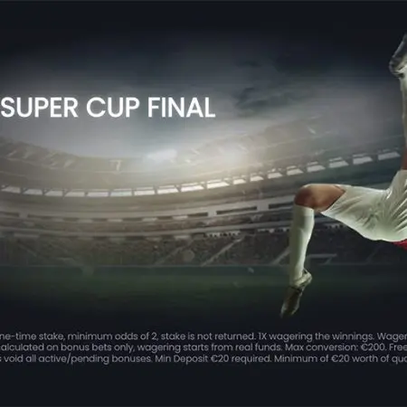 Get €40 Free Bet at Interbet for UEFA Super Cup Final