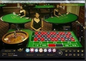 Live dealer roulette games