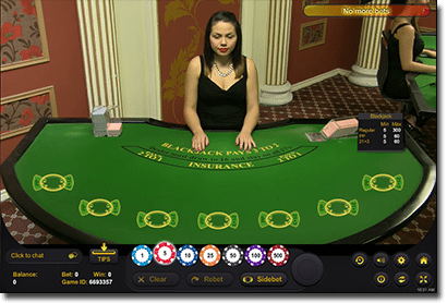 Play live dealer blackjack by Ezugi Live dealer blackjack by Ezugi