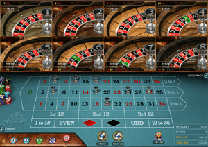 Online multi-wheel roulette