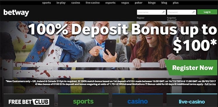 Betway bookmaker