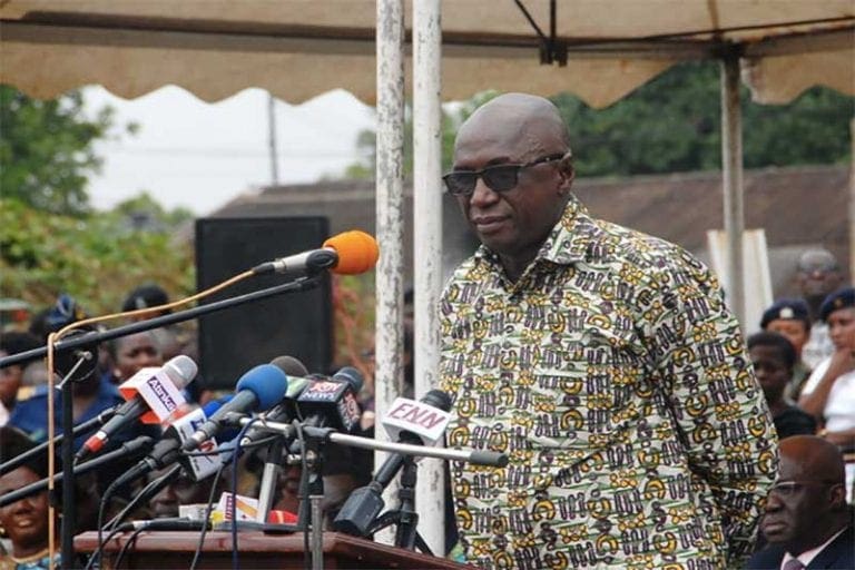 Minister of Interior, Ambrose Dery