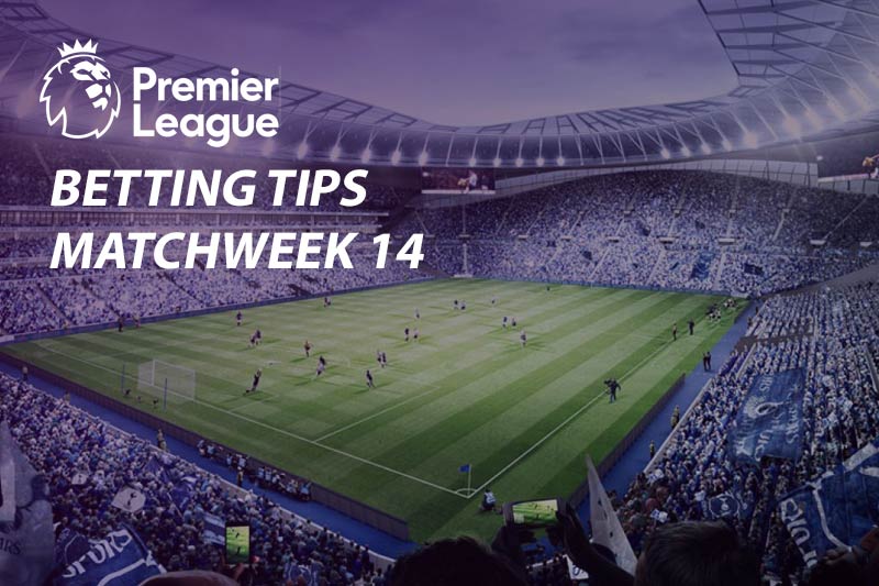 Matchweek 14 EPL odds