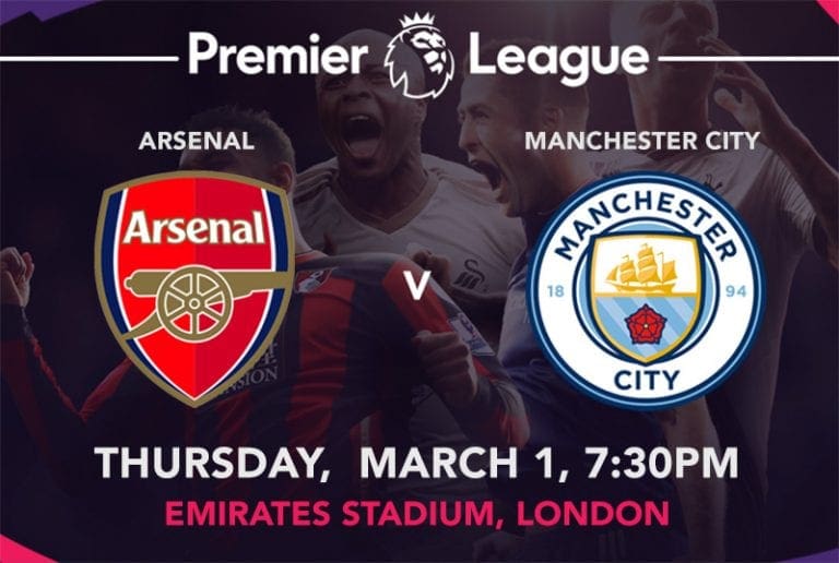 Arsenal vs. Man City EPL