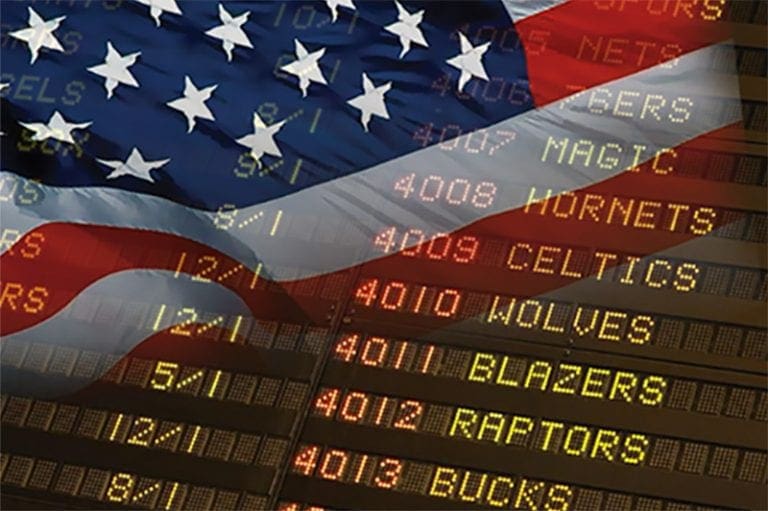 USA sports betting legalised