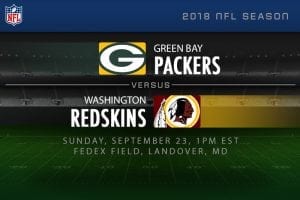 Packers v Redskins NFL Week 3