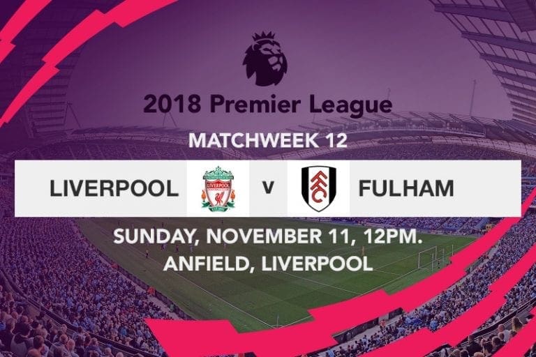 Liverpool v Fulham EPL