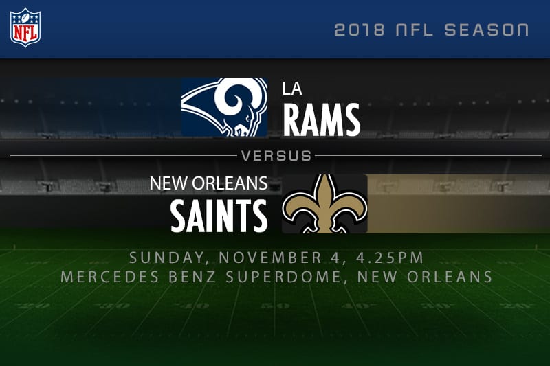 Rams vs Saints NFL
