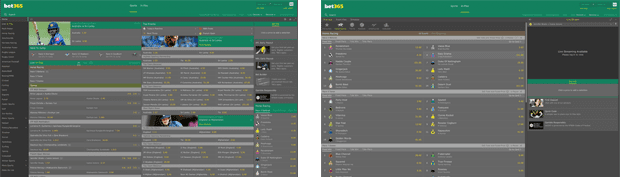 What countries does bet365 work in