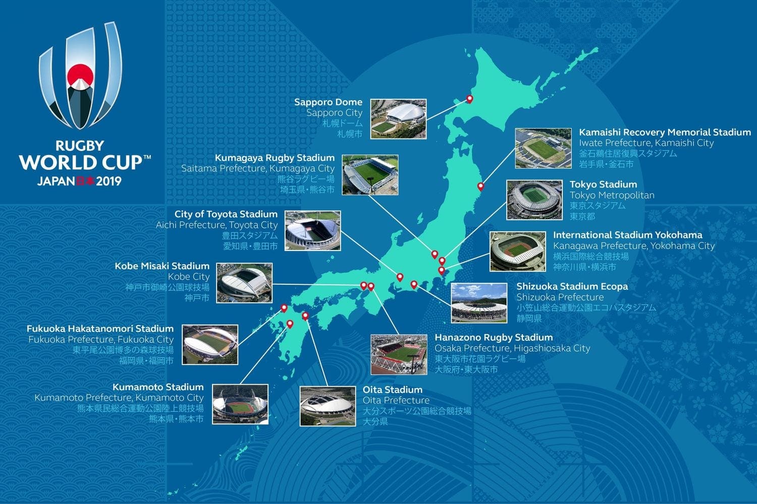 Rugby World Cup Cities Japan