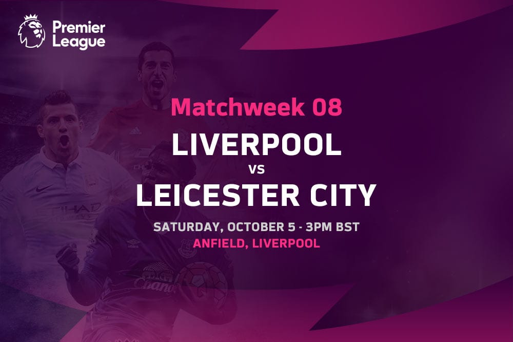 Liverpool vs Leicester City EPL odds