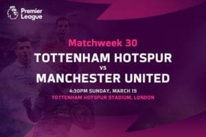 Spurs vs Man United EPL betting tips