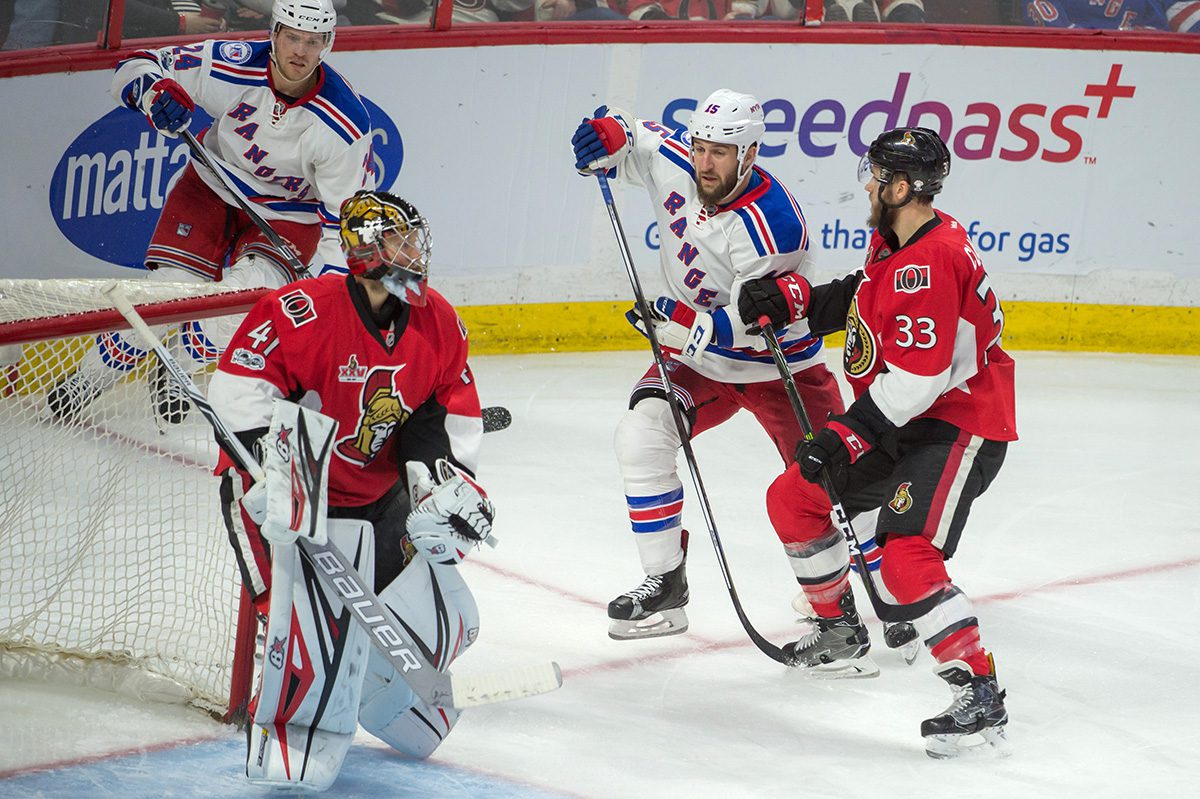 Ottawa Senators @ New York Rangers Picks