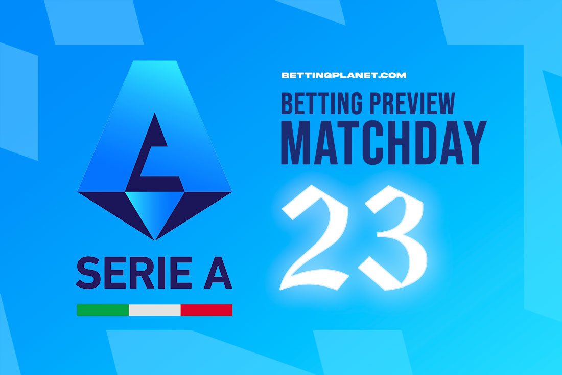 Serie A Matchday 23 betting picks