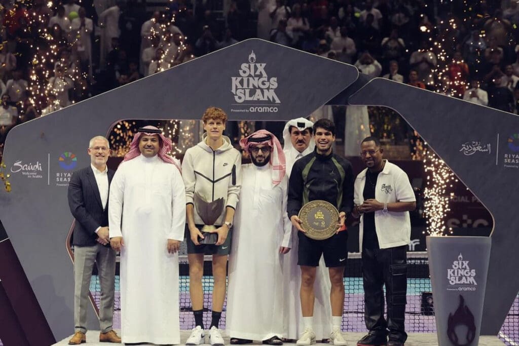 Jannik Sinner wins Saudi Arabia exhibition