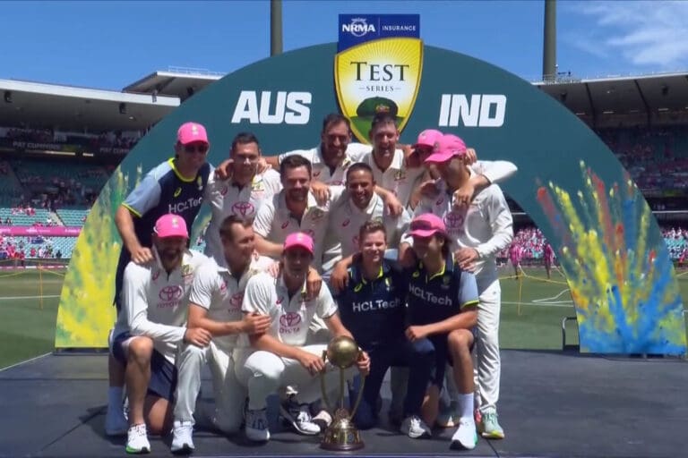 Australia wins the Border-Gavaskar series