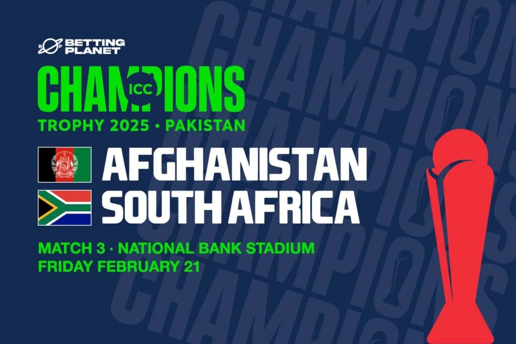 Afghanistan v South Africa ICC Champions Trophy