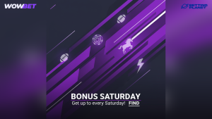 Wowbet Bonus Saturday: Weekly Deposit Match Up to $125